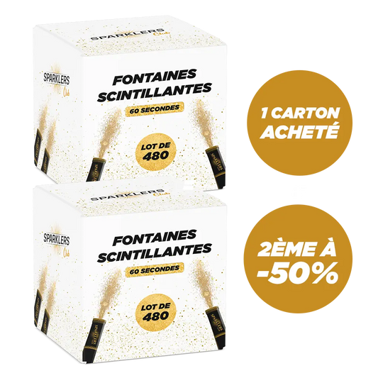 960 FONTAINES - 1 CARTON ACHETÉ, LE 2ème à -50%